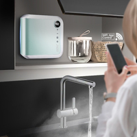 Chauffe-eau électrique intelligent sans réservoir, haute efficacité, 3,5 kw, wi-fi, sous le comptoir, pour la douche, chauffage instantané de l'eau, pour le bain