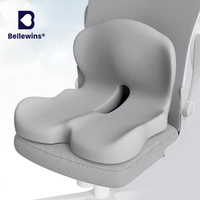 Coussin en mousse à mémoire de forme intégré Bellewins pour siège et dossier, protection du coccyx, soutien pour la position assise