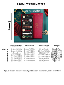 LUCKY FOX Set Regalo di Lusso 7 Pezzi con Orologio e Bracciale, Orologio al Quarzo Quadrato Semplice e Alla Moda per <span class=keywords><strong>Donna</strong></span>, Regalo Festivo - Product Image 5