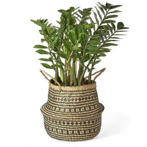 <span class=keywords><strong>Pot</strong></span> <span class=keywords><strong>de</strong></span> fleurs suspendu en rotin, panier tissé <span class=keywords><strong>de</strong></span> luxe léger, décoration murale 2022, bleu et gris, artisanat en jonc <span class=keywords><strong>de</strong></span> mer, pour la maison, fruits - Product Image 2