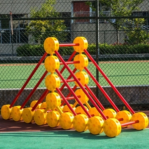 Kit <span class=keywords><strong>de</strong></span> parcours d'obstacles modulaire en plastique pour enfants, ensemble <span class=keywords><strong>de</strong></span> jeu d'entraînement à l'équilibre, équipement d'activité <span class=keywords><strong>physique</strong></span> à assembler - Product Image 5