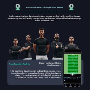 Duurzame voetbal GPS hartslaggegevens <span class=keywords><strong>vest</strong></span> |   Anti-detectiejas |   Teamtraining Mouwloze borstbeschermer Terylene materiaal - Product Image 4