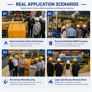 Reciclaje de lo que se puede reciclar: Separador de corrientes de vórtice para <span class=keywords><strong>la</strong></span> clasificación de residuos de aluminio y plástico en hojuelas - Product Image 5