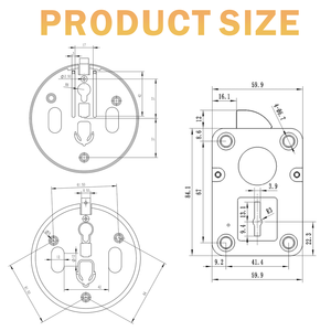 Caja Fuerte Electrónica Personalizable, Impermeable, con Contraseña y Llave, para Armas, Antirrobo, con Recubrimiento de Zinc Negro - Product Image 6