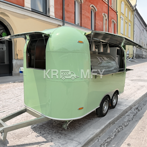 Camioneta de comida callejera, carrito de hot dogs, remolque de comida rápida, camión de pizza móvil con cocina completa, carrito comercial, camión de pizza - Product Image 3