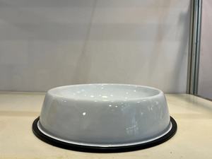 Cuenco portátil antideslizante para mascotas con logotipo personalizado, Metal esmaltado no tóxico para perros y gatos, comederos portátiles no tóxicos para cachorros <span class=keywords><strong>Bully</strong></span> - Product Image 3