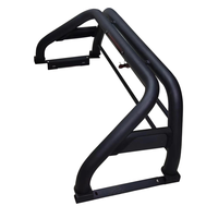 Arceau sport en acier inoxydable noir pour micros Hilux Navara Dmax Ute