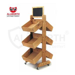Adjustable <strong>Middle</strong> <strong>Duty</strong> Groceries Candy Snack Goods Hanging Wooden Display <strong>Rack</strong> - Product Image 2