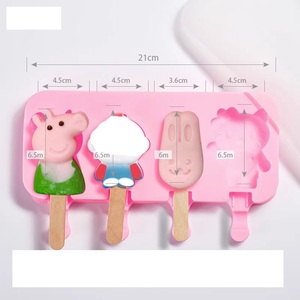 Stampi per gelato in silicone a forma di fiore a forma di fiore a forma di cuore - Product Image 5