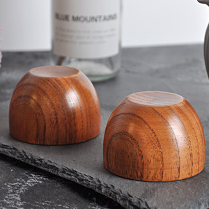 Vente en gros de 75ml tasse à thé Kung Fu en bois massif Design moderne japonais/coréen <span class=keywords><strong>bambou</strong></span> vin/Cappuccino tasse pour Bar/café/boire - Product Image 5