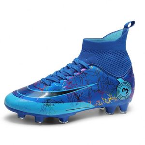 Fábrica Personalizar Más Popular Barato Alto Top Tobillo Fg Cleats Oem Zapatos de fútbol Botas de fútbol americano - Product Image 4