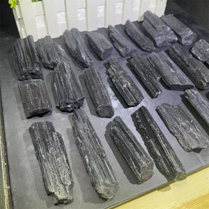 Kindfull Crystal Rough Stone Healing Pretty Black Tourmaline <span class=keywords><strong>Piedra</strong></span> cruda para Decoración - Product Image 3