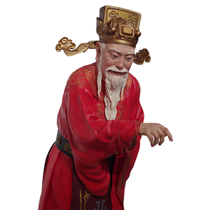 Statua Mitologica Orientale a Grandezza Naturale in Fibra di Vetro, Intagliata a Mano, Altamente Realistica, Personalizzabile, Consegna Rapida - Product Image 3