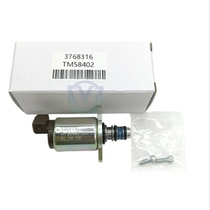 โซลินอยด์วาล์วคุณภาพสูง 3768316 TM58401 TM58402 12V โซลินอยด์ไฮดรอลิก 3768317 โซลินอยด์วาล์วแบบปรับสัดส่วน อะไหล่รถขุด - Product Image 2