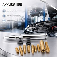 Antenne de signalisation universelle en aluminium poli miroir pour voiture/SUV/camion, antenne durable pour véhicule