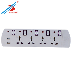 USB 503 supresor de picos de tensión Universal Power Strip con 3 o <span class=keywords><strong>4</strong></span> vías, hembra - Product Image 6