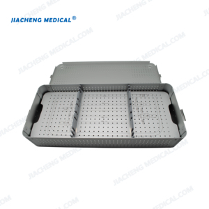 Jiacheng Y Tế 370Mm * 84Mm * 42Mm Thép Không Gỉ Nội Soi Giỏ Bảo Trì Khử Trùng Hộp Cho Bệnh Viện Khử Trùng - Product Image 2