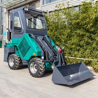 Günstiger Mini-Teleskoplader Radlader mit Gelenkarm Teleskop-Hubarbeitsbühne Radlader mit Kabine Made in China