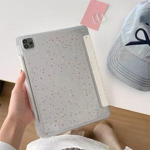 Étui de protection pour tablette Apple iPad 10/9/8e génération et iPad Air 7, étui antichoc coloré à effet éclaboussures, pliage en Y - Product Image 4