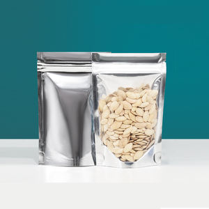 Sac d'emballage alimentaire en plastique de stockage de collations de bonbons en mylar à fermeture éclair personnalisé pochette sur support refermable avec feuille d'aluminium PE - Product Image 5