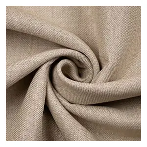 Clearance 150CM Blackout Linen Curtains Jacquard Woven Upholstery Fabric with Dyed Pattern for Living Room Stock Lot