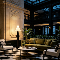 Lámpara de Pie Estilo Hotel con Iluminación LED Ajustable, Logotipo y Color Personalizables, Lámparas de Pie para Hoteles