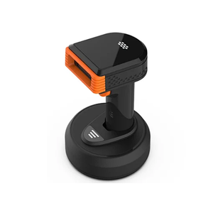 Lecteur de codes-barres 2D sans fil avec station de charge, Bluetooth longue portée, lecteur de codes QR portable 2.4G pour entrepôt, supermarché, point de vente - Product Image 1