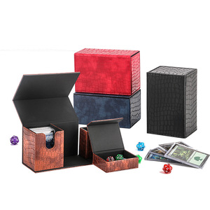 Custom Crocodile Pattern Cards Deck Box Board Game Card Box Trading Card Storage Box For TCG MTG Yugioh