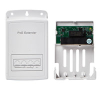 Répéteur d'extension POE étanche extérieur 4 ports 1 à 3 commutateur 48V AF/AT IP CCTV caméra vidéo Surveillance accessoires moniteur