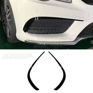 Para Mercedes-Benz Clase E Coupé C207 AMG Line 2013-2016: Kit de carrocería con alerón delantero, cubierta de faro antiniebla y divisor de aire (Air Knife Splitter) - Product Image 1