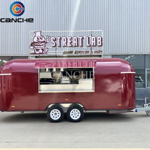 Camion de restauration mobile multifonctionnel moderne en acier inoxydable pour poulet, glaces et snacks rapides - Product Image 1