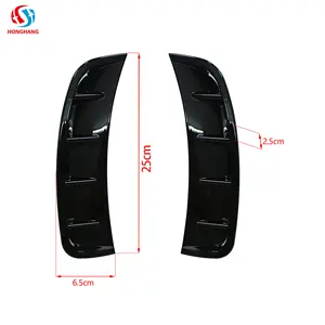 Honghang Fabriek Universele Auto Spatbordventilatieopeningen Luchtinlaat Grille Sticker Sierbedekking Type G Koolstofvezel