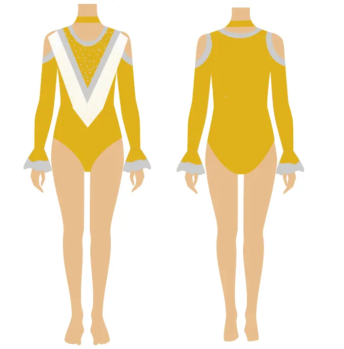 sexy pure color oem wholesale lady cheerleading costume majorette team dance uniform performance wear with sequin fabric