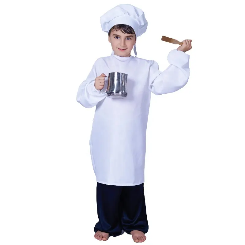 Klassieke Fornuis Dress Up Party Cosplay Chef Kostuum Kids Leuke Chef Kostuum Voor Jongens