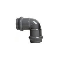Raccords haute pression en PVC-U avec joint PN10, taille 63-315 mm, résistants aux produits chimiques et à la corrosion, pour systèmes d'alimentation en eau et de drainage