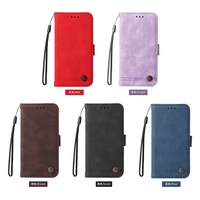 Étui portefeuille rétro vintage en cuir mat pour Iphone 17 Air 16E 16 15 14 13 12 Mini 11 Pro Max X XS XR 7 8 Plus 6 6S Housse de téléphone
