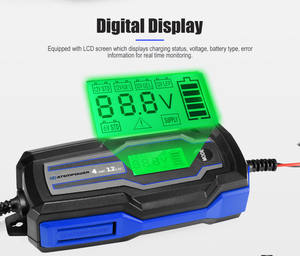 <span class=keywords><strong>Cargador</strong></span> de Batería Inteligente ATEM POWER 4A 6V/12V CA a CC con Pantalla Digital LED y Enchufe Europeo - Product Image 3