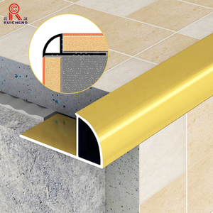 Ruicheng ha personalizzato la striscia del bordo del metallo di Design moderno impermeabile le mattonelle all'aperto della scala del balcone - Product Image 2