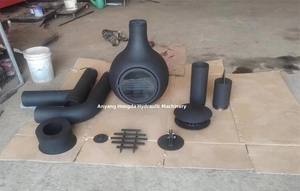 <span class=keywords><strong>Puerta</strong></span> de acristalamiento cerrada esfera diseñador interior montado en el techo moderno único flotante giratorio <span class=keywords><strong>chimenea</strong></span> de acero - Product Image 5