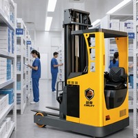 Chargeur de batterie pour chariot élévateur au lithium CQD15 pour chariots élévateurs électriques autoportés avec pneus en polyuréthane