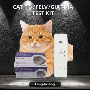 ชุดตรวจแอนติบอดีไวรัสภูมิคุ้มกันบกพร่องในแมว/FELV Ag/Giardia สำหรับสัตวแพทย์ ยี่ห้อ S&C รับประกัน 2 ปี - Product Image 2