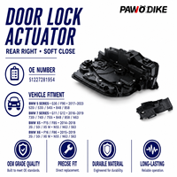 Actionneur de serrure de porte de remplacement pour BMW 5 G30 2018, 7 G12 2016 2019, X5 F15 Arrière Droit, Pièce de rechange OE 51227281954