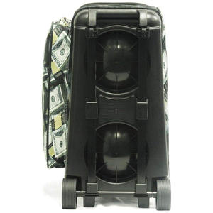 2 <b>Ball</b> Bowling Bags with Wheels Foldable <b>Sport</b> Fashion Nylon Featuring Multipocket <b>Shoes</b> Compartment and Roller Holder - Product Image 2