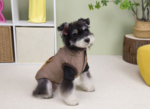 奢华经典棉冬季舒适宠物连帽衫可定制狗衣服批发圣诞宠物配件配套主人 - Product Image 5