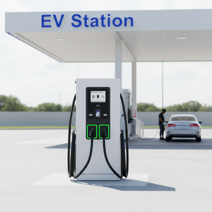 Station de recharge rapide pour véhicules électriques DC commerciale 120 kW 160 kW 180 kW |   Borne de recharge publique double prise CCS2 GBT avec OCPP 1.6j pour flotte et bus - Product Image 6