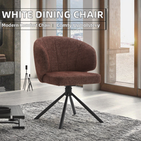 Nouvelle arrivée, chaise de salle à manger moderne rembourrée et confortable pour restaurant et salon, en vente