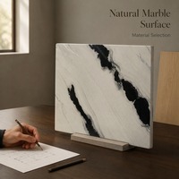 Fabricant chinois de dalles de marbre blanc Panda en pierre naturelle pour la décoration intérieure