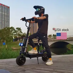 Magazzino USA 6000 watt scooter elettrico spedizione gratuita 11 pollici 5600 watt motore del mozzo scooter elettrico con prezzo economico per adulti