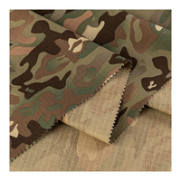 Tissu Ripstop Imperméable Anti-Déchirure CVC 60/40 Imprimé Camouflage Jordan CP pour Vêtements Tactiques