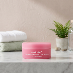 Parches de Ojos Medicube PDRN Pink Caffeine Collagen, 60 Unidades, Reafirmantes e Hidratantes para el Cuidado de los Ojos - Product Image 2